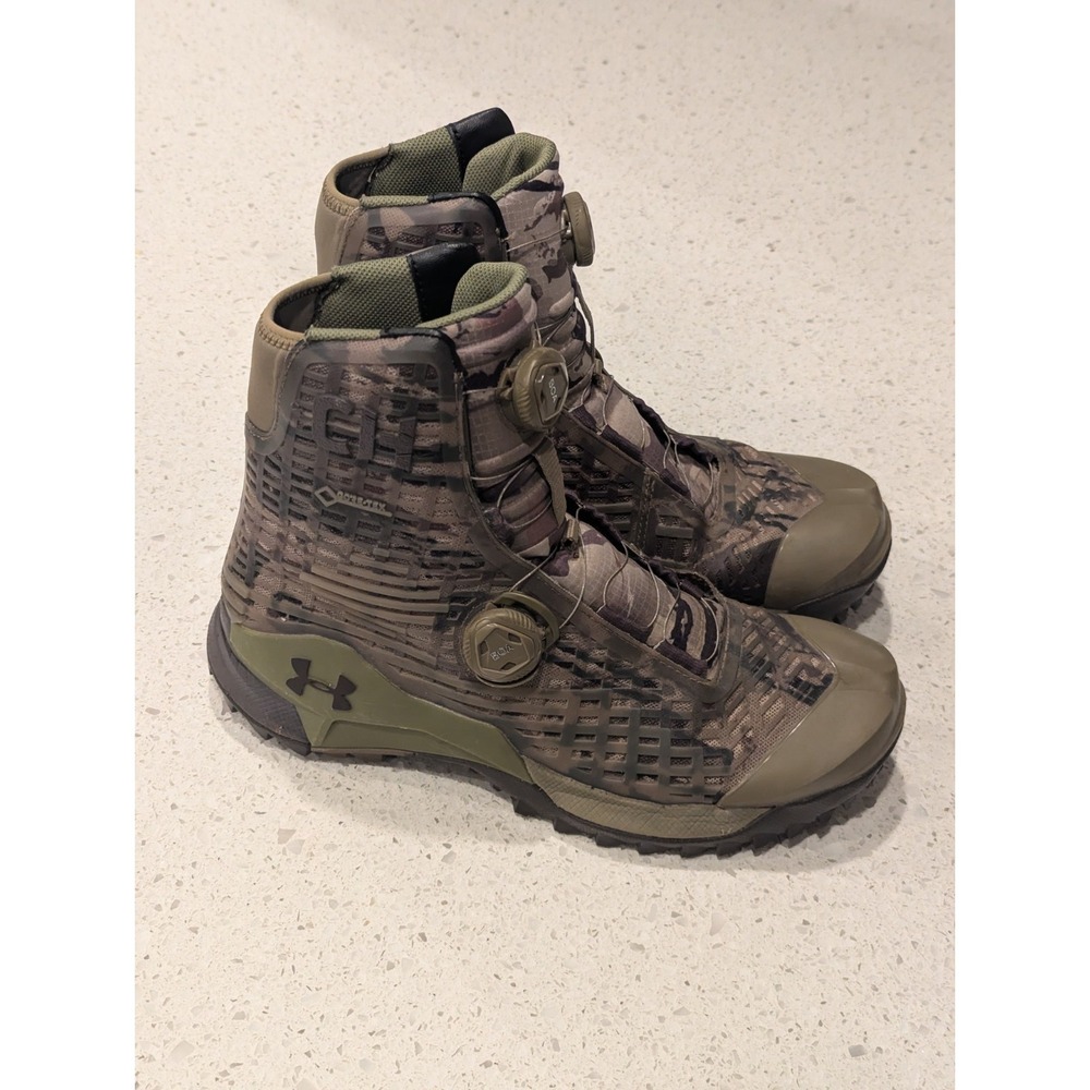 Under Armour UA Barren CH1 Boa Goretex Camo Hunting Boots Men's Size 8 US 41‎ EU